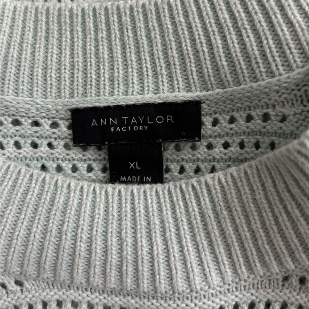 Ann Taylor Light Green Sleeveless Sweater - Picture 13 of 15